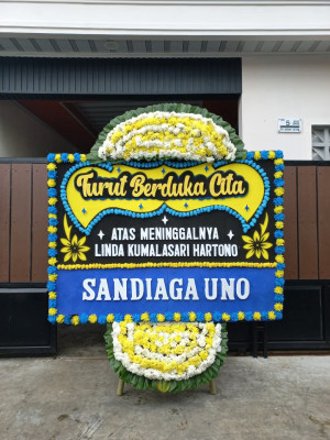 Papan Bunga Duka di Sumalata Timur